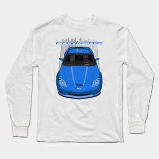 Corvette C6 Z06 - Blue Long Sleeve T-Shirt